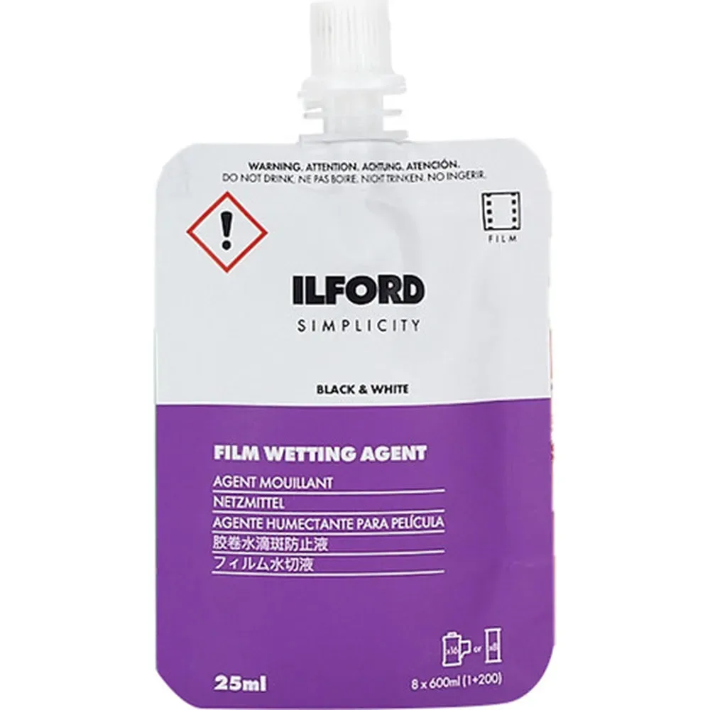 Agente molhante para película a preto e branco Ilford Simplicity - 1 x 25 ml