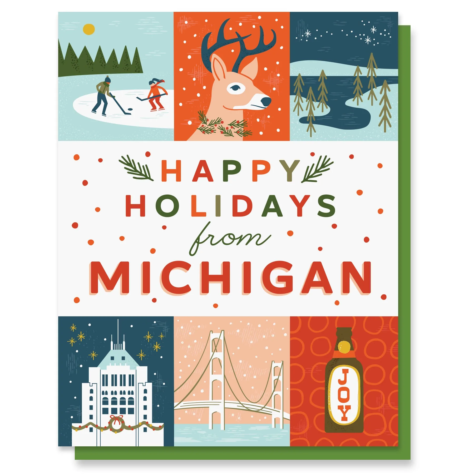 Michigan-Ferien-Gitterkarte
