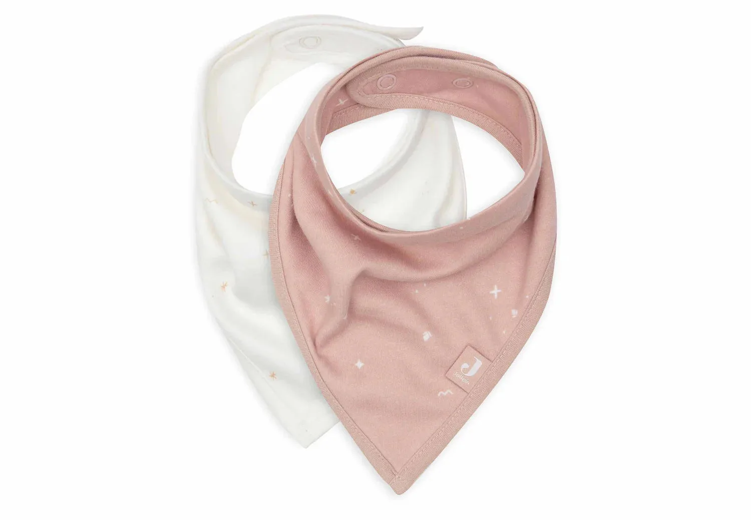 Bandana Bibs 2 Pack - Twinkling Wild Rose