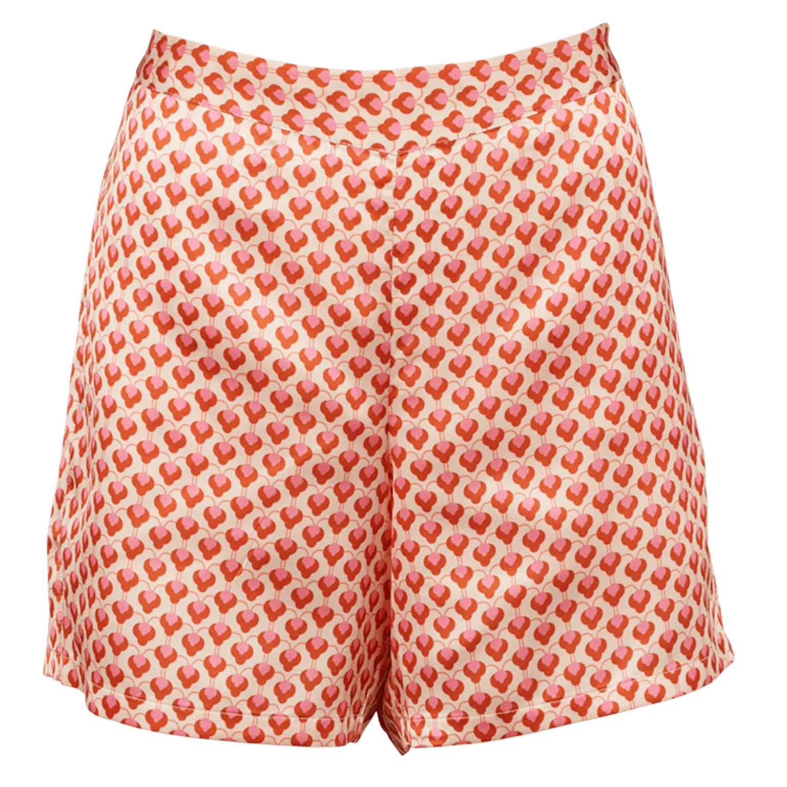 Frida shorts - Ivory w rose