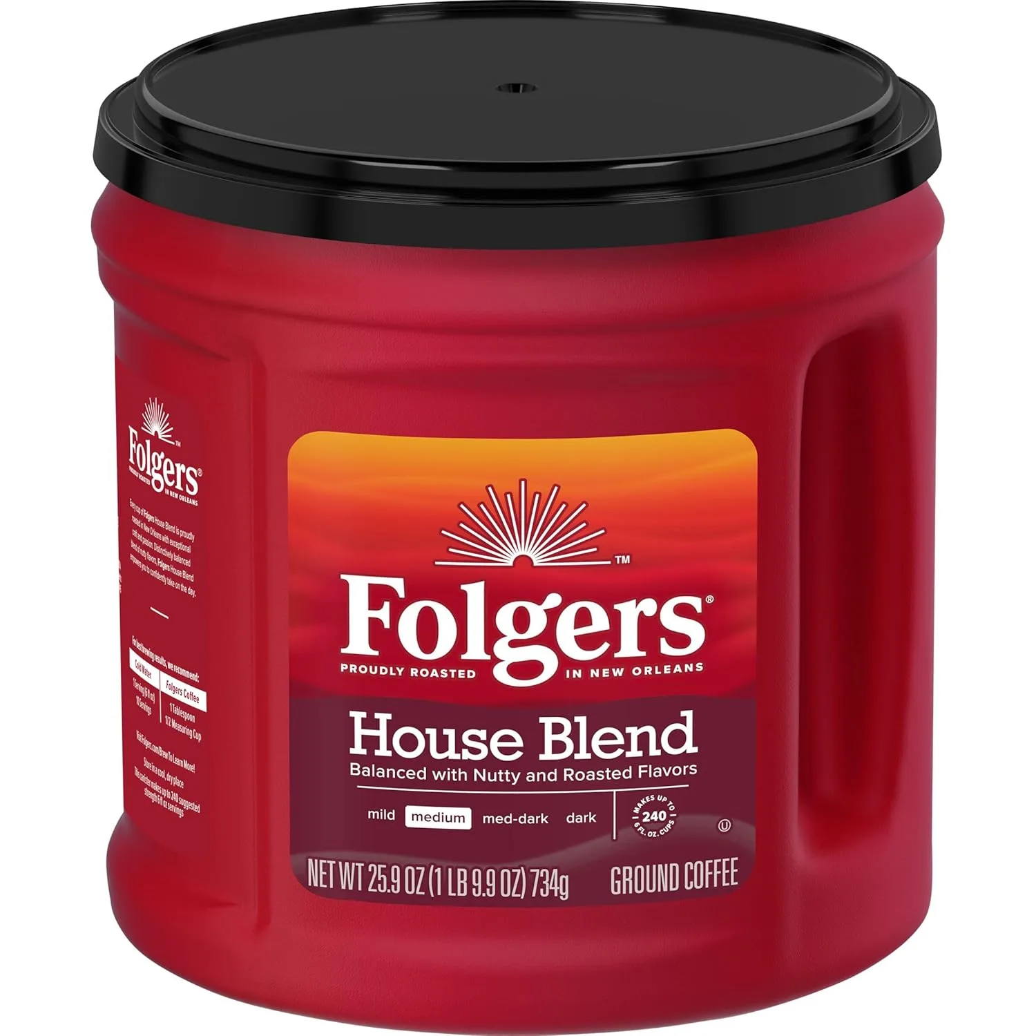 Folgers Coffeehouse Blend vs 1850 French Roast: 분쇄 커피