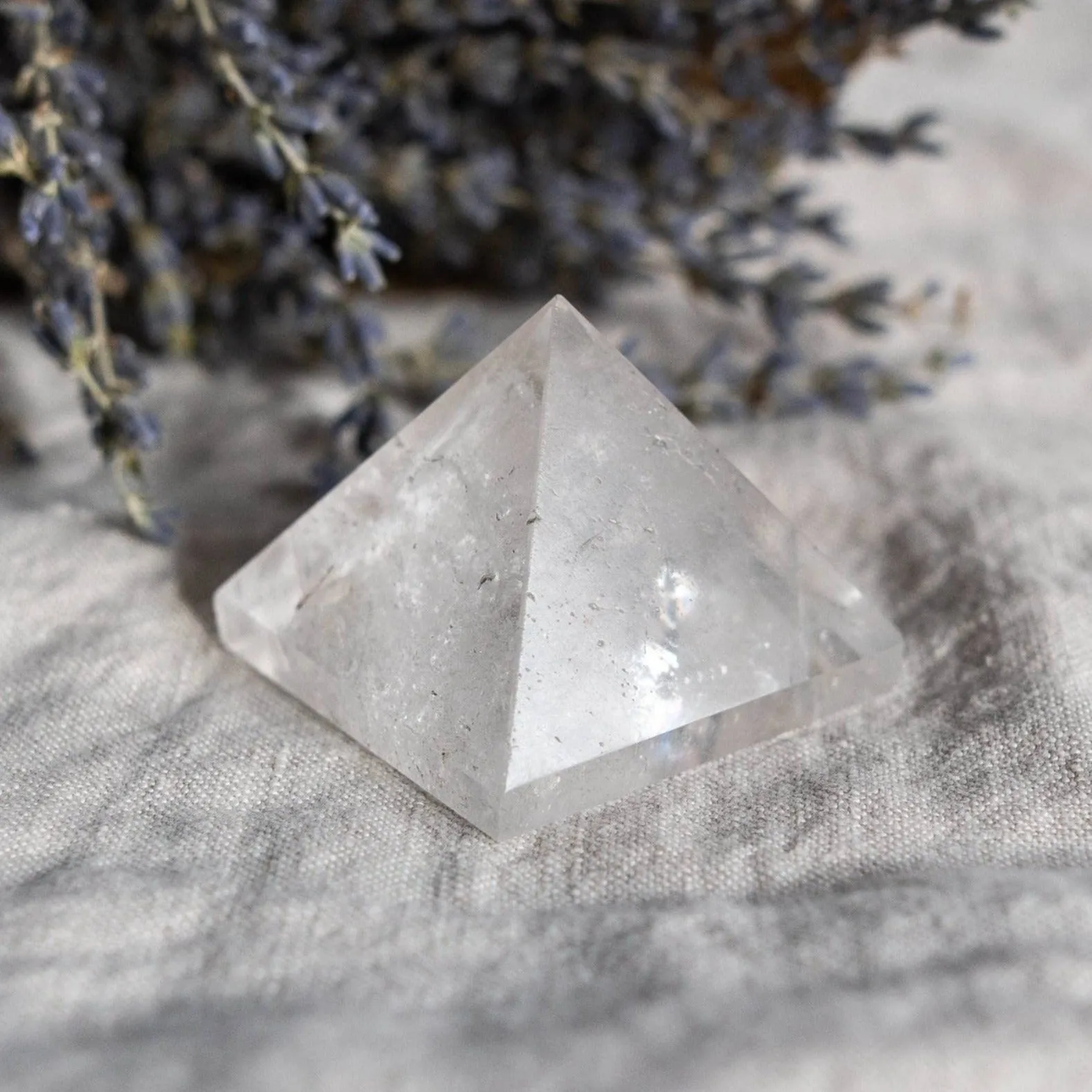 CRYSTAL QUARTZ PYRAMID