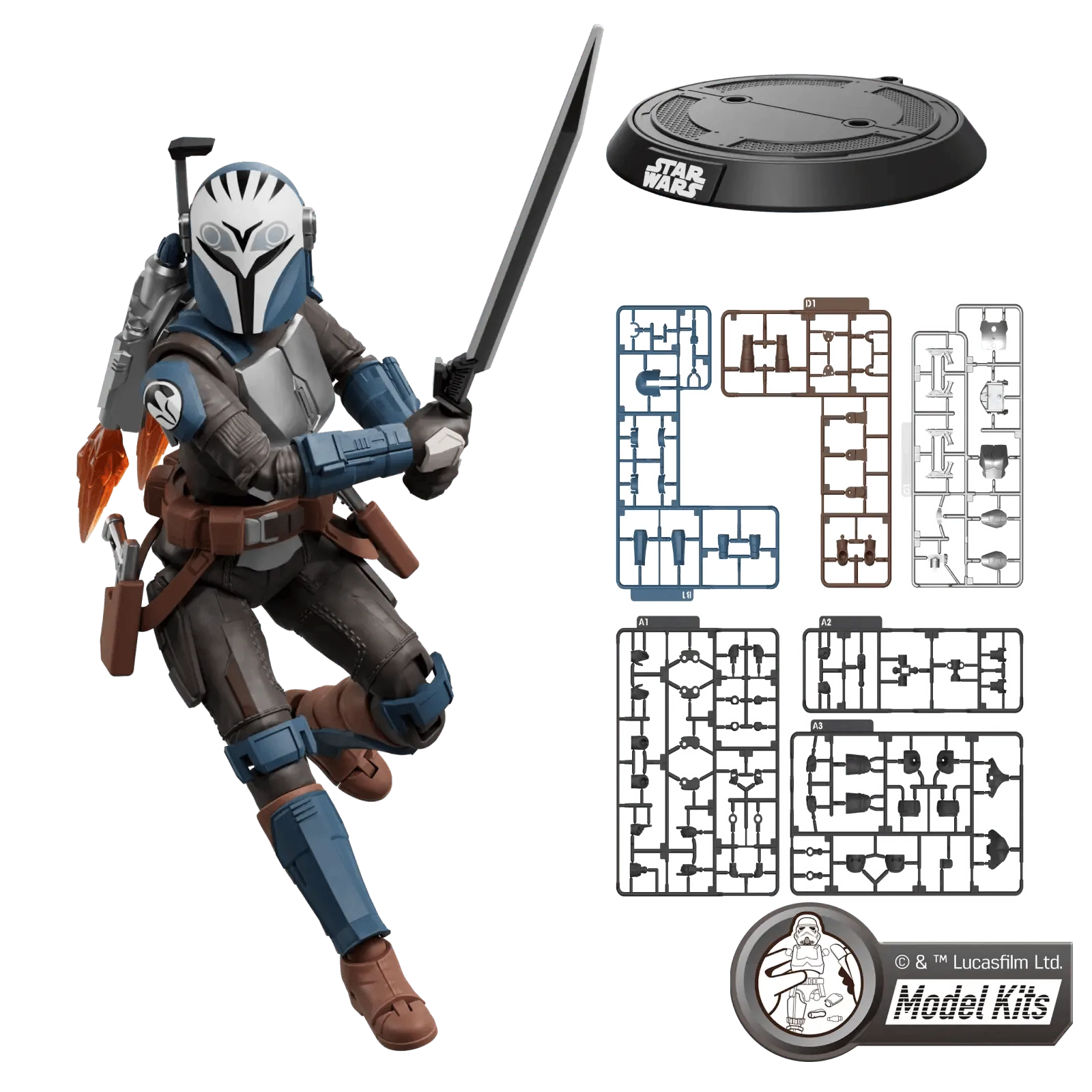 STAR WARS: THE MANDALORIANTM CLASSE CAMPIONE 06 KIT MODELLO BO-KATAN KRYZETM | BLOKEES
