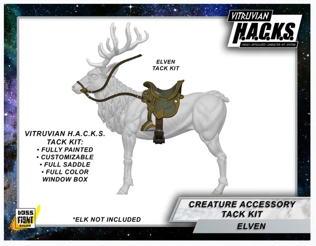 MIGHTY STEEDS - ELVEN TACK KIT- ACTIONFIGUREN-ZUBEHÖR