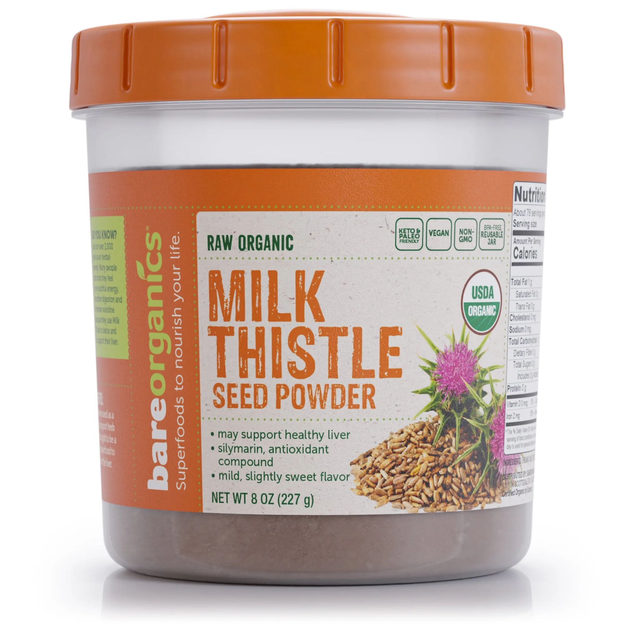 Organic Milk Thistle Seed Powder: Benefits and How to Take It
