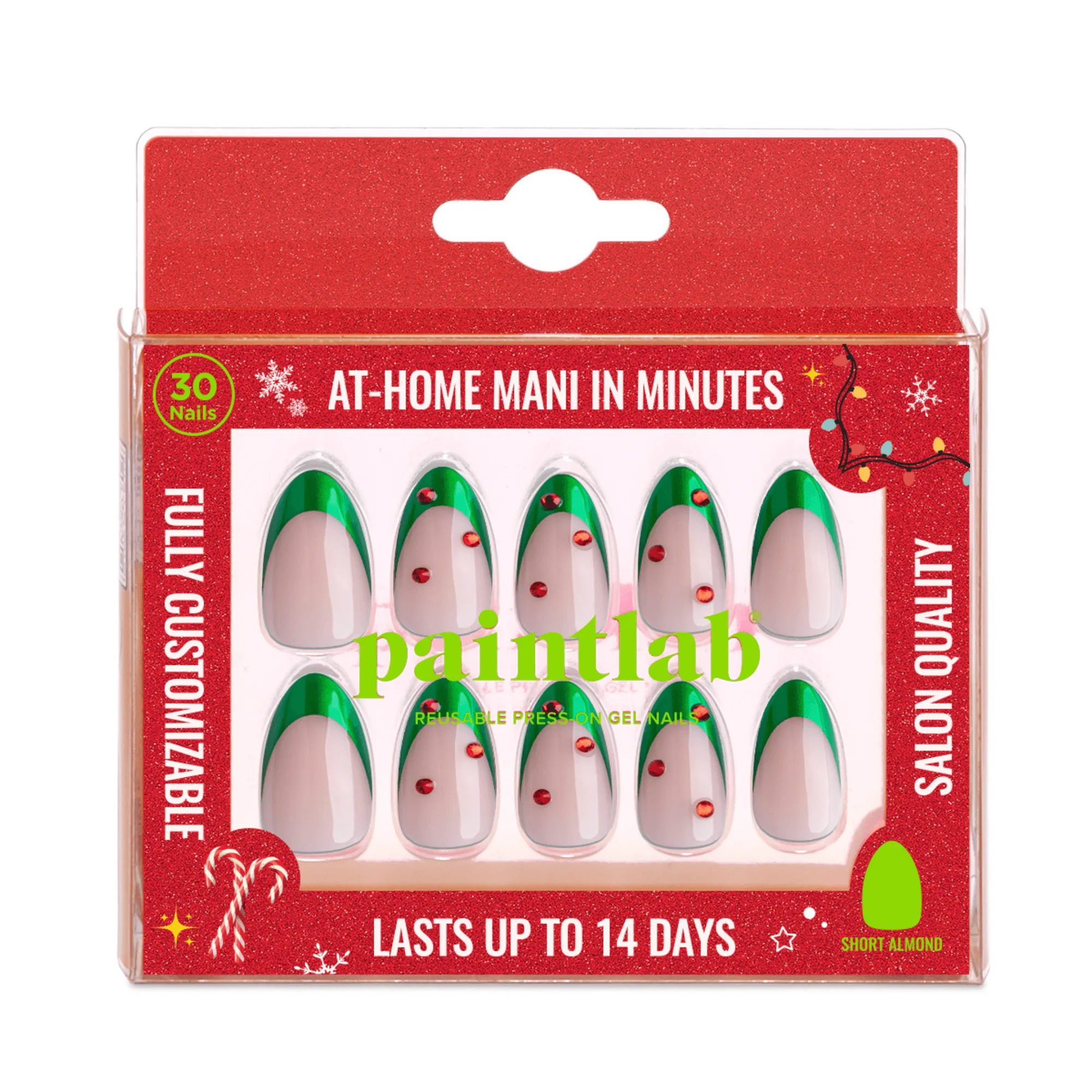 How to Make Mistletoe Press-On Nails Last Through the Holidays