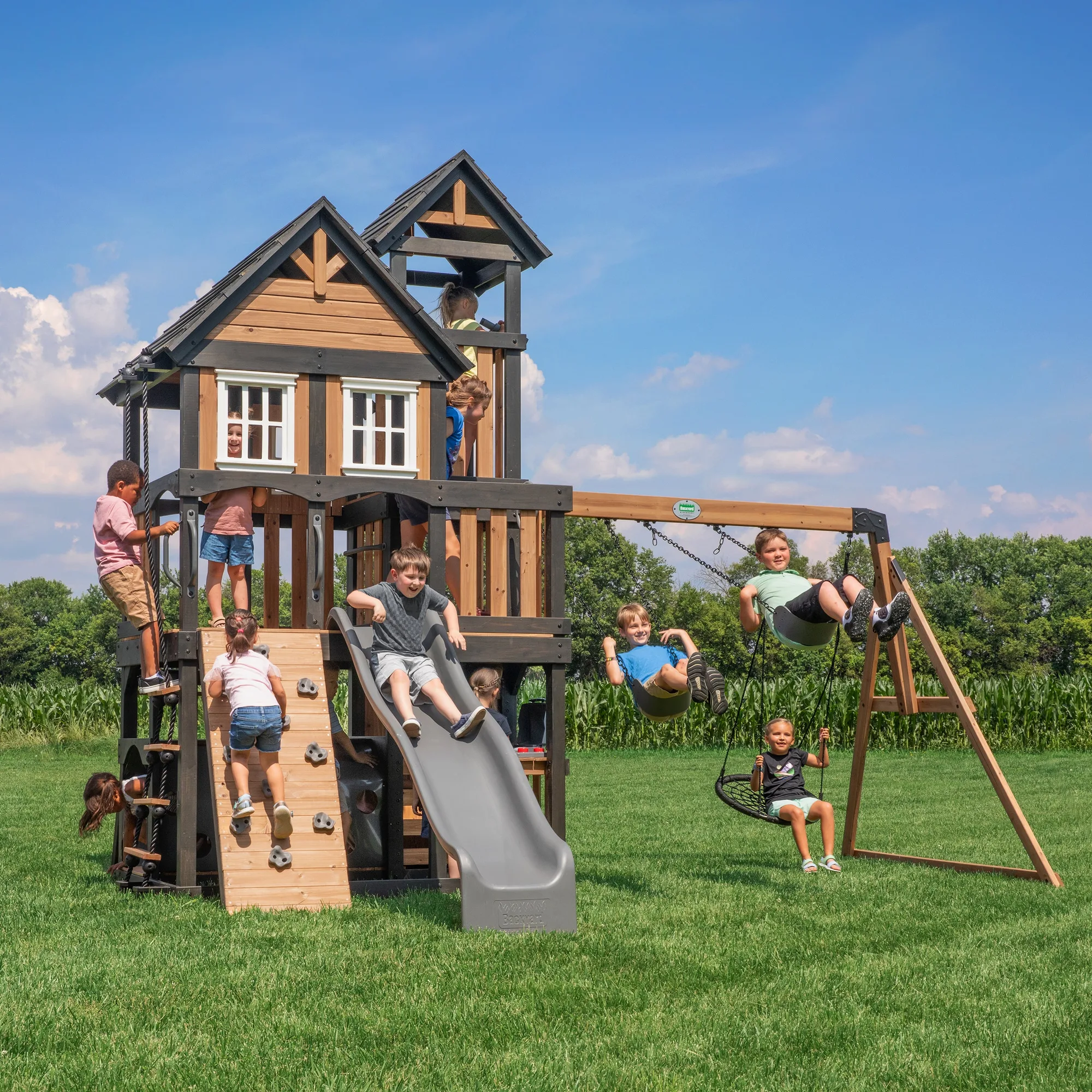 Mystic Tower vs Skyfort III Swing Set: Which Playset for Big Kids?