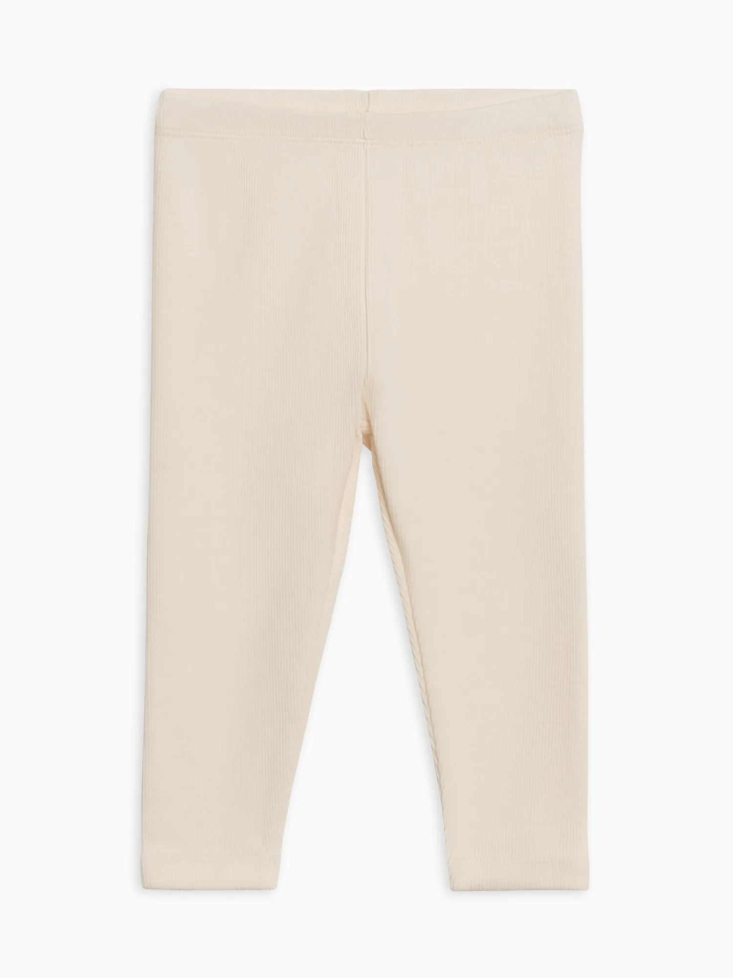 Lennon Ribbed Leggings - Ivory
