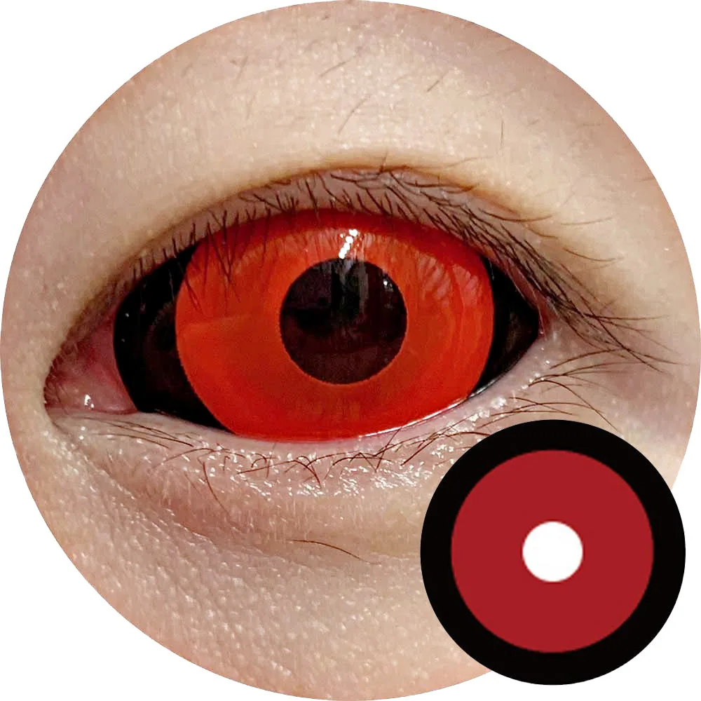 Sclera Red Black Ghoul V2