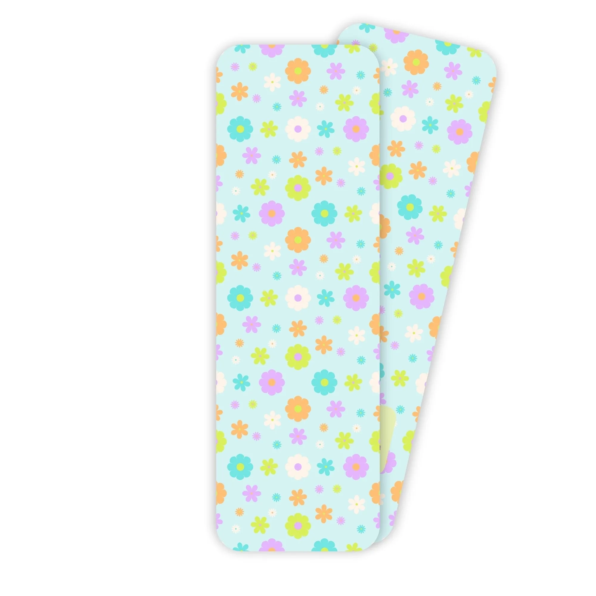 Retro Neon Daisies Bookmark
