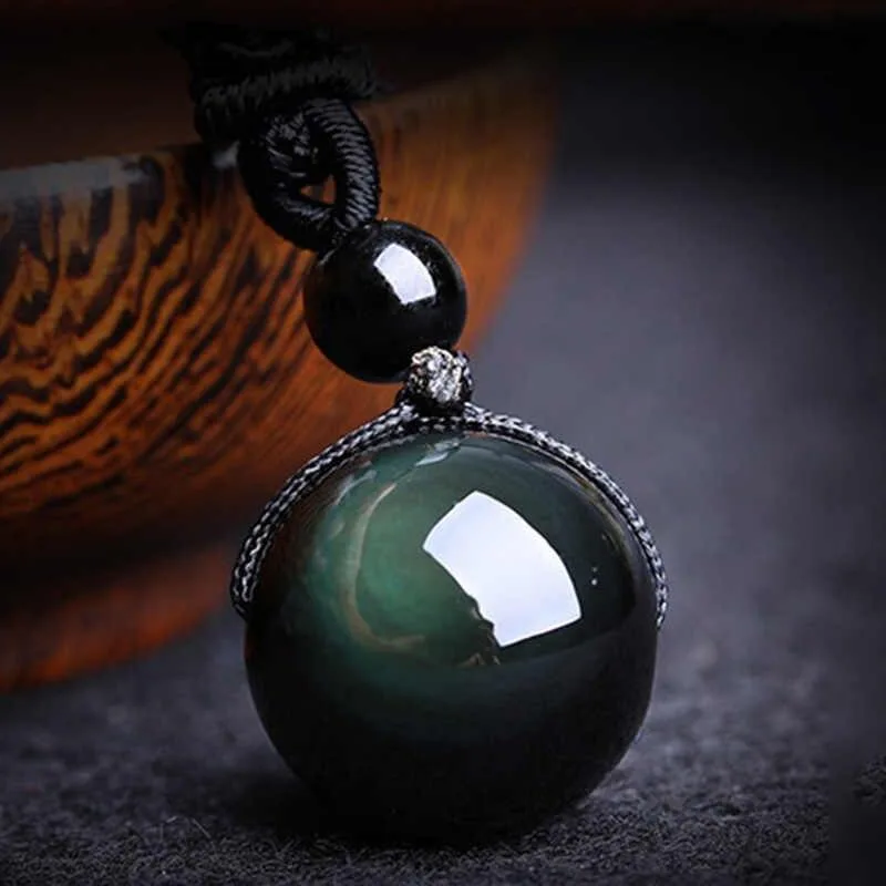 Rainbow Obsidian Necklace: Eye of Truth Meaning & Benefits