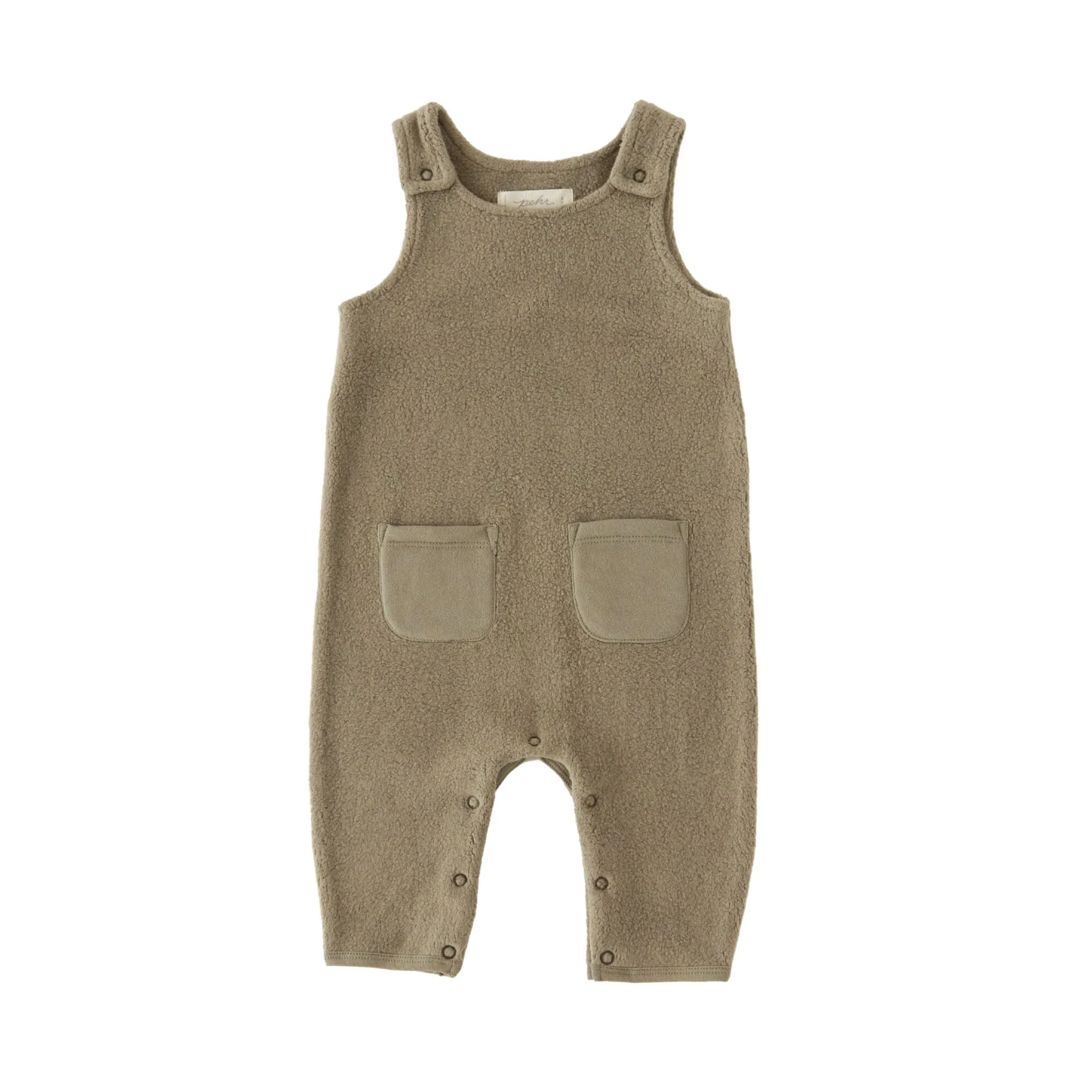 Teddy Fleece Overall - Moss