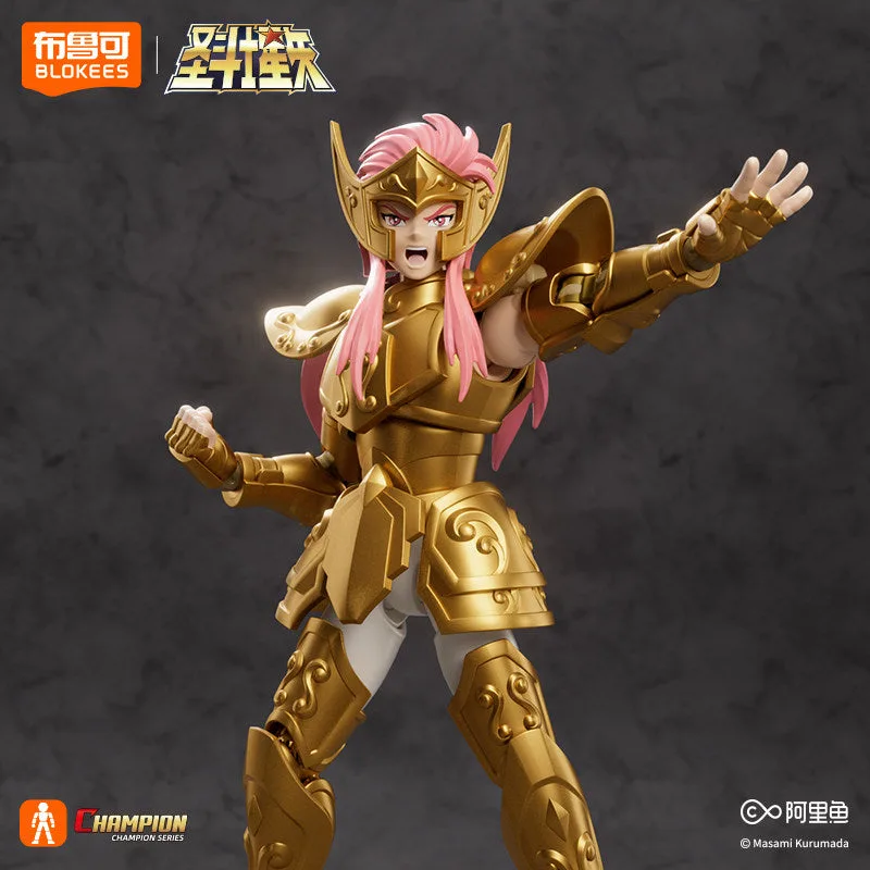 Blokees Saint Seiya Champion Class 08 Aquarius Camus 5,6-calowy ruchomy model do złożenia