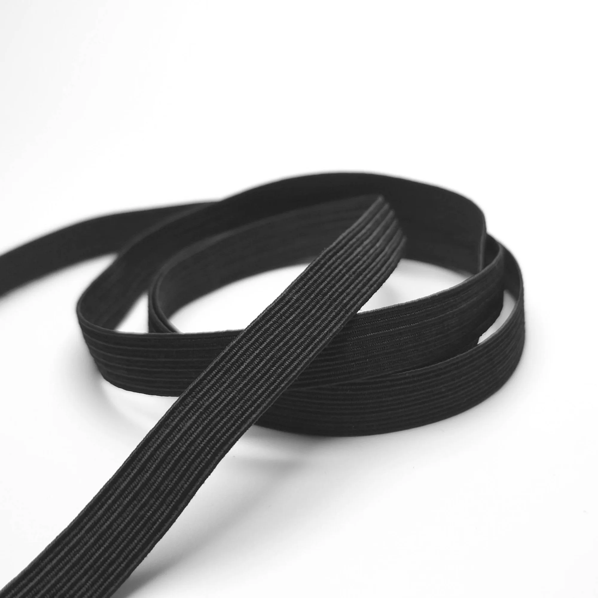 Knitted Elastic | Black | 12 mm
