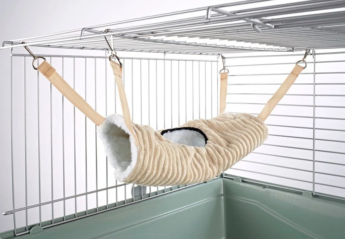 Pet Rat Ferret Tunnel Tube Toy – Luxury Cream | Little Friends