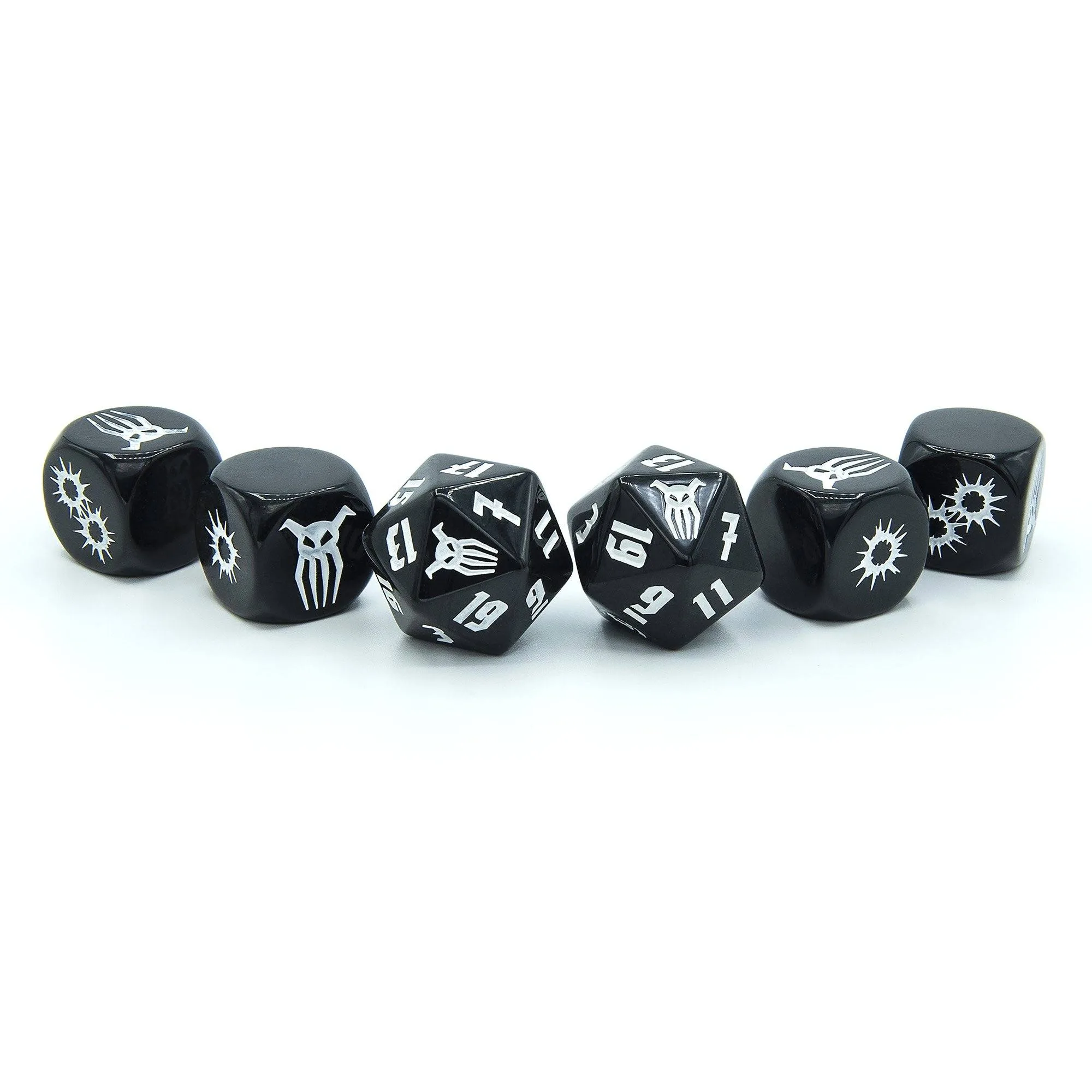 Achtung! Cthulhu 2d20: set de dados Black Sun