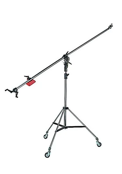 Perche lumineuse noire Manfrotto 025BS (pied inclus)