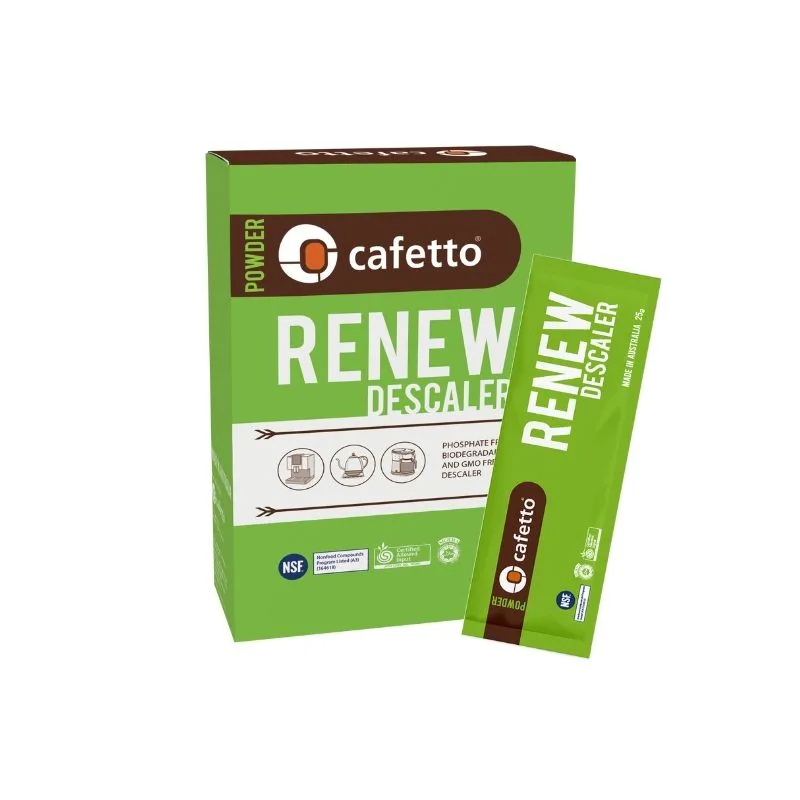 Como descalcificar a sua máquina de espresso com Cafetto Renew
