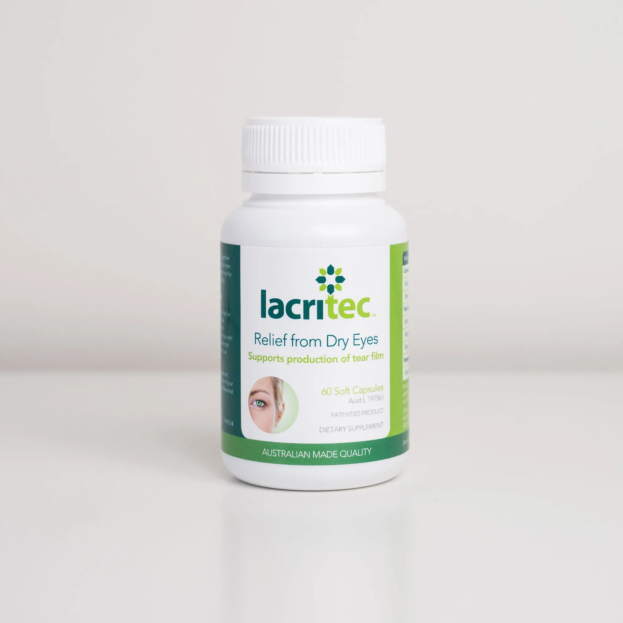 Lacritec Dry Eye Supplement - 60 Capsules
