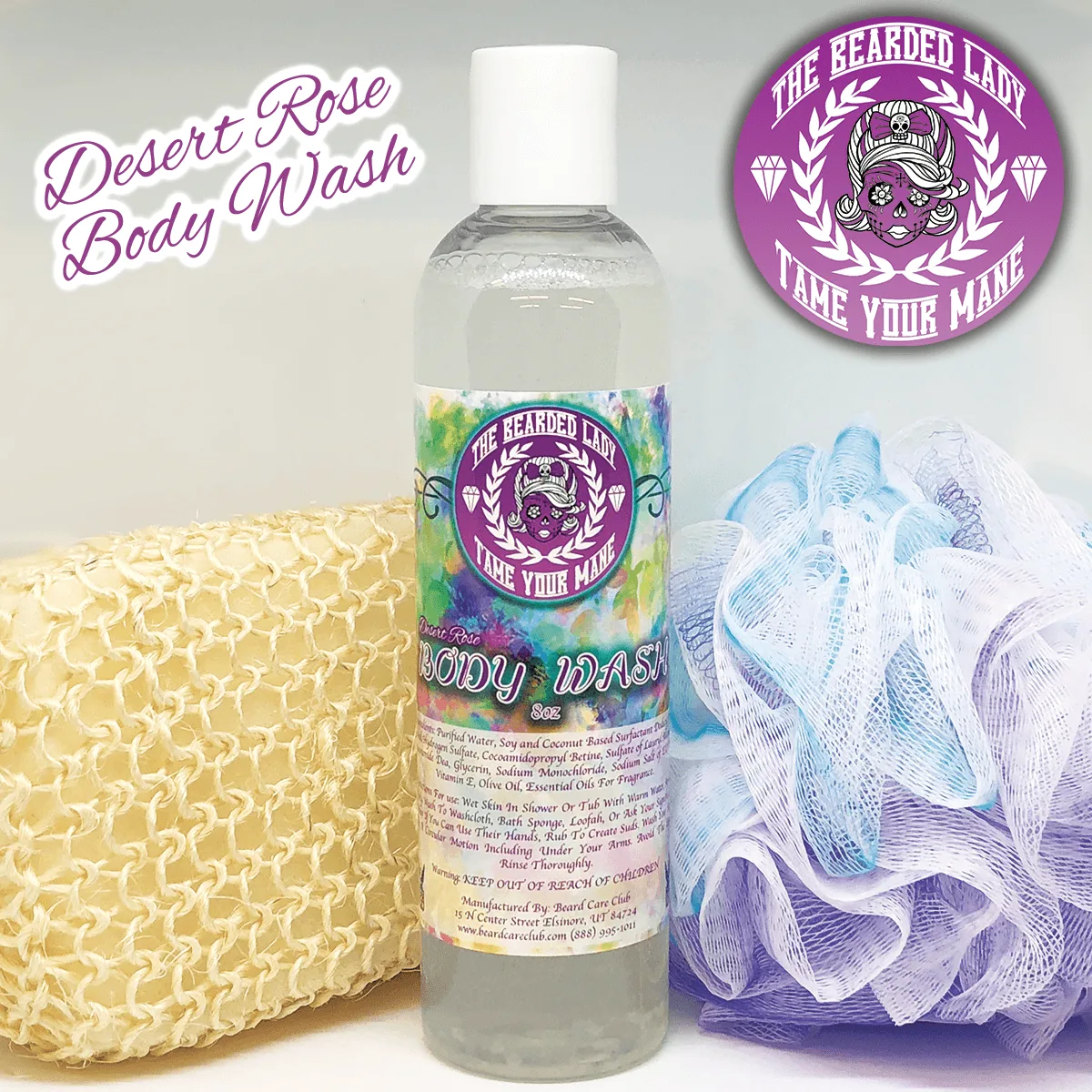 Gel de banho Desert Rose para mulher - Frasco de 8 oz