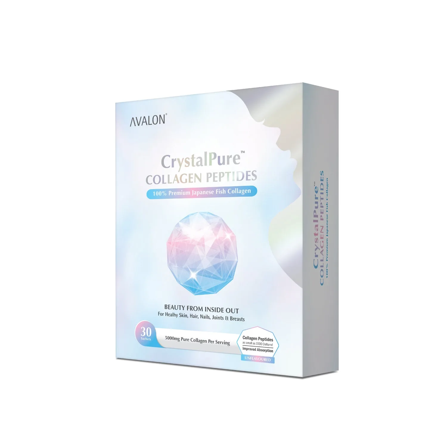 AVALON® CrystalPure Colágeno (100% péptido de colágeno marino puro)