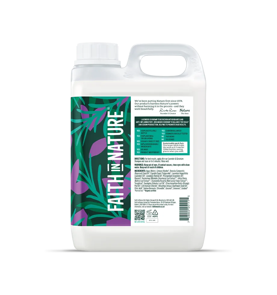 Lavender & Geranium conditioner - 2.5L