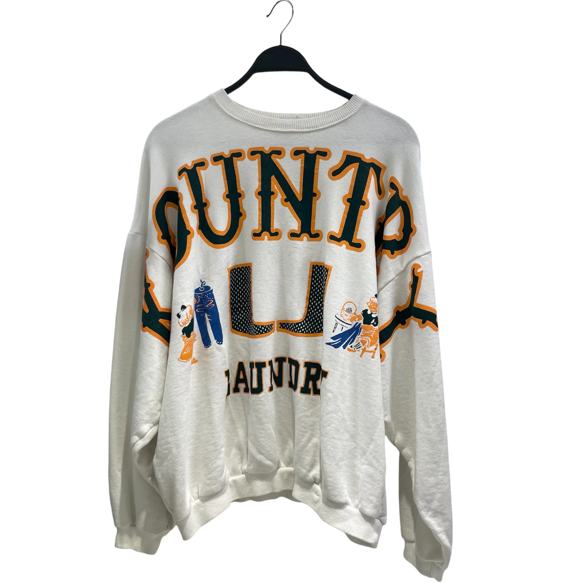 KAPITAL/Felpa/FREE/Cotone/BIANCO/KOUNTRY LAUNDRY