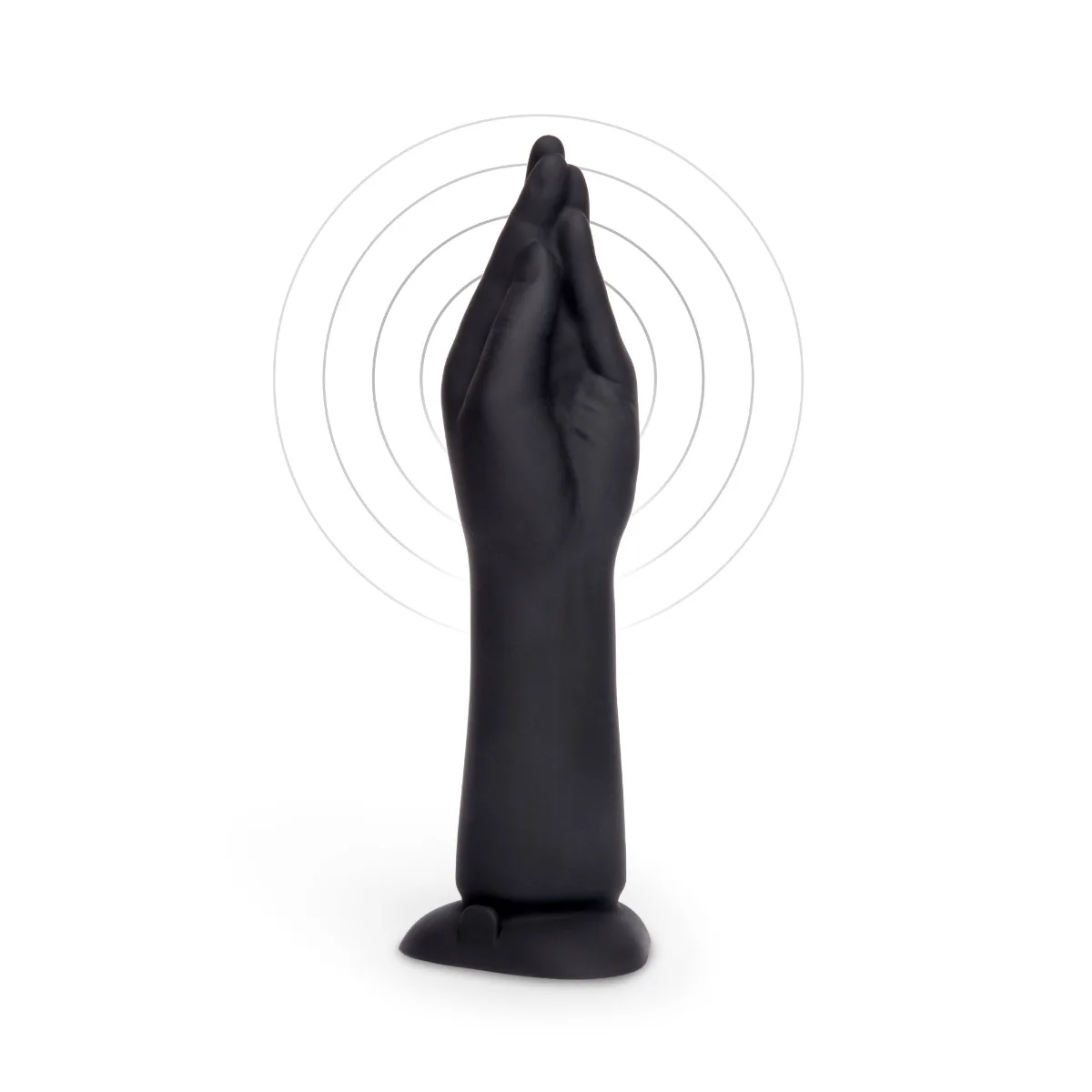 10.5 Inch Vibrating Silicone Hand Fisting Dildo with Suction Base