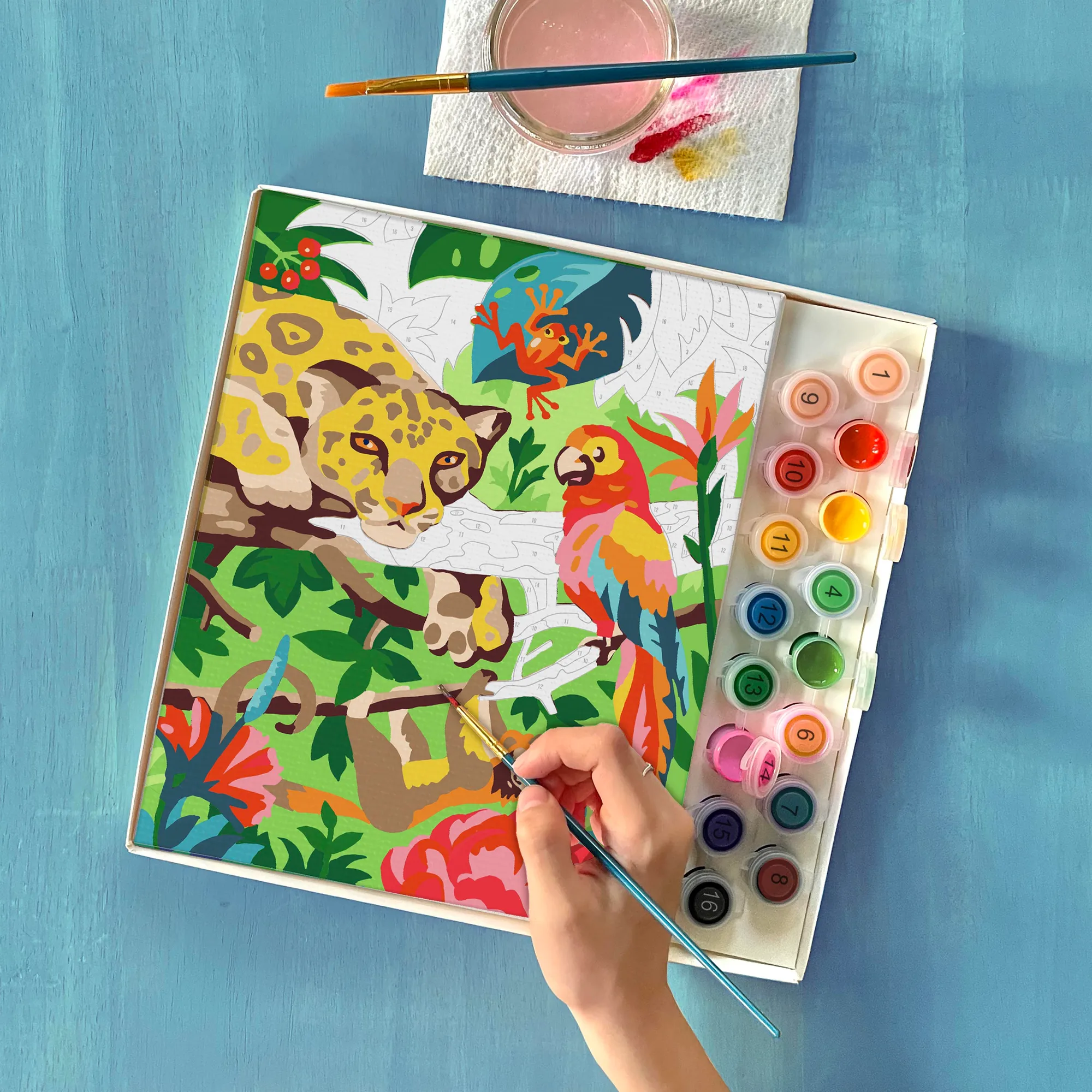 iHeartArt Paint By Numbers Tropical Jungle: Qué esperar