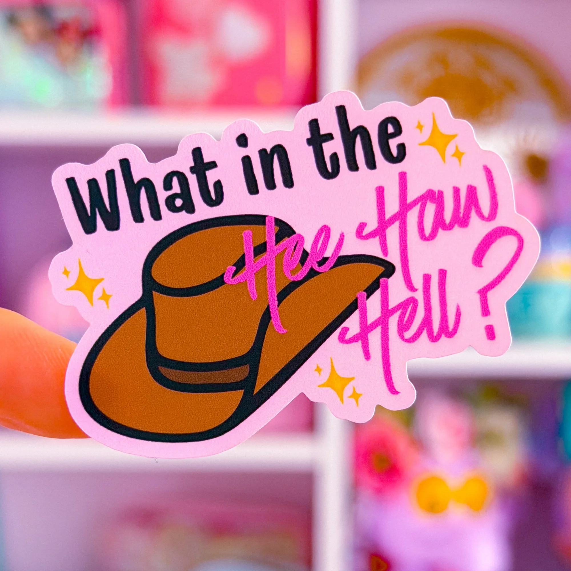 방수 스티커 - What In The HEE HAW