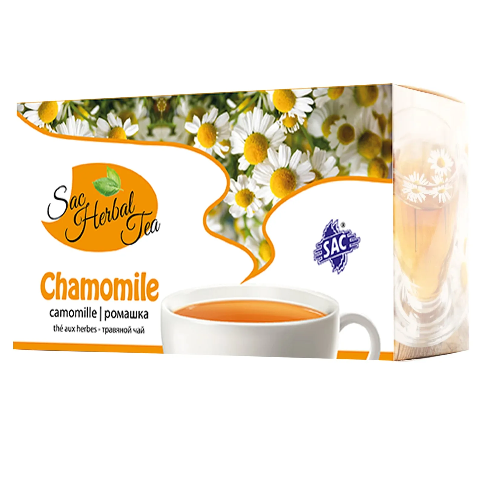 Tisana alle erbe alla camomilla (20 bustine per scatola)