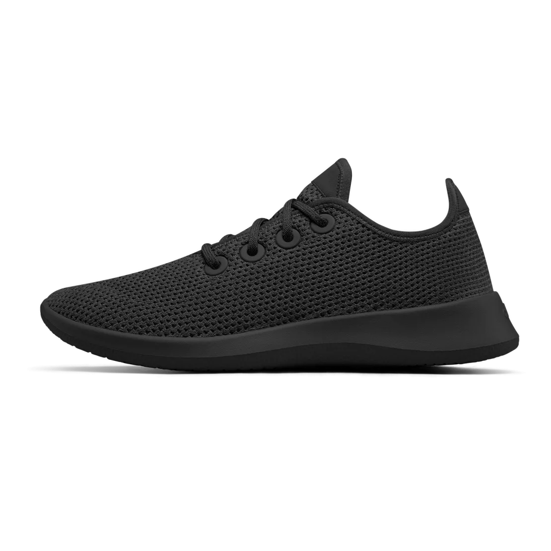 حافظ على حذاء Allbirds Men's Tree Runner باللون الأسود الجديد