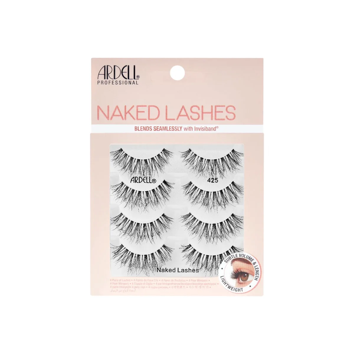 Naked Lashes 425, 4-Pairs