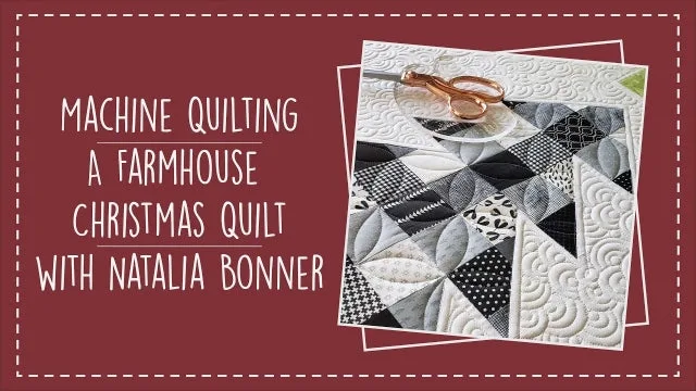 Maschinenquilten: Farmhouse Christmas Quilt