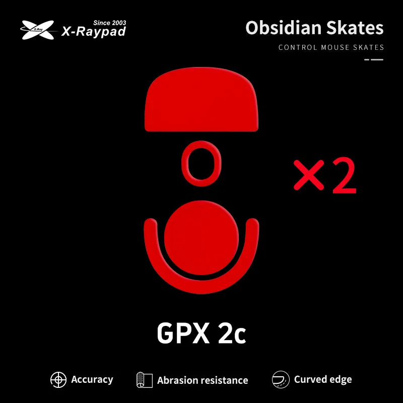 Obsidian Control Skates - Logitech G Pro X Superlight 2C