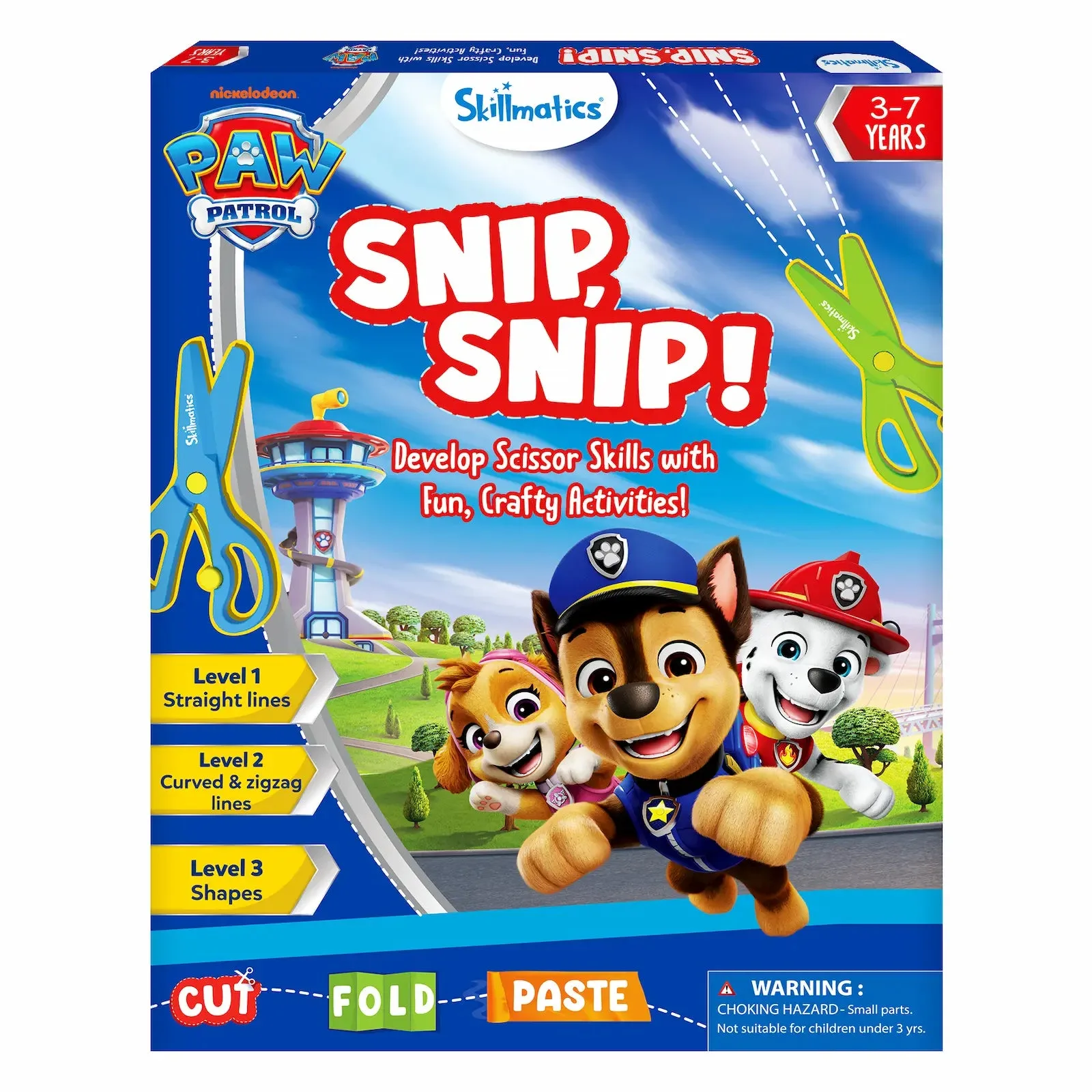 Snip, Snip ! PAW Patrol | Kit d'activités artistiques et créatives (3-7 ans)