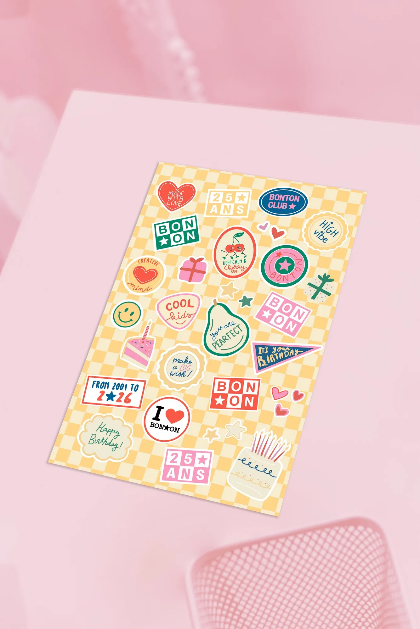Stickers - Bonton 25 ans