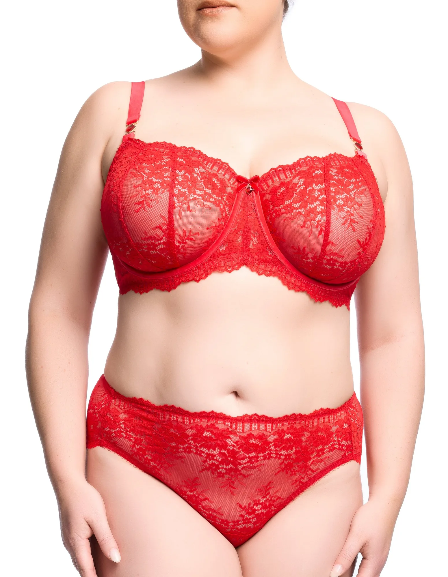 Floradora Curve Bra - Flame