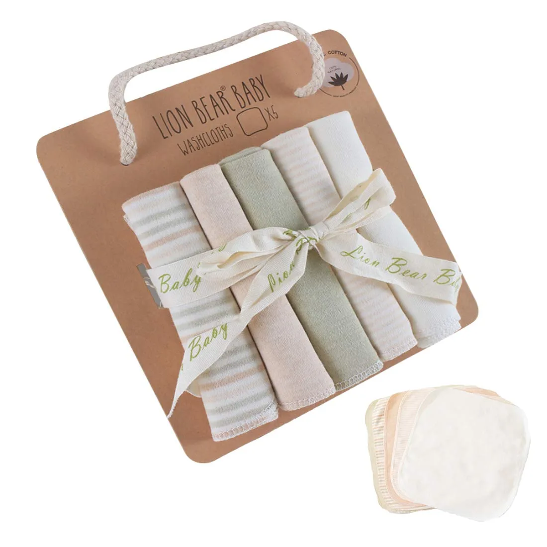 Reusable Colo Washable Saliva Towel Face Wipes, Newborn Bath Face Towel, Natural Baby Wipes for Sensitive Skin