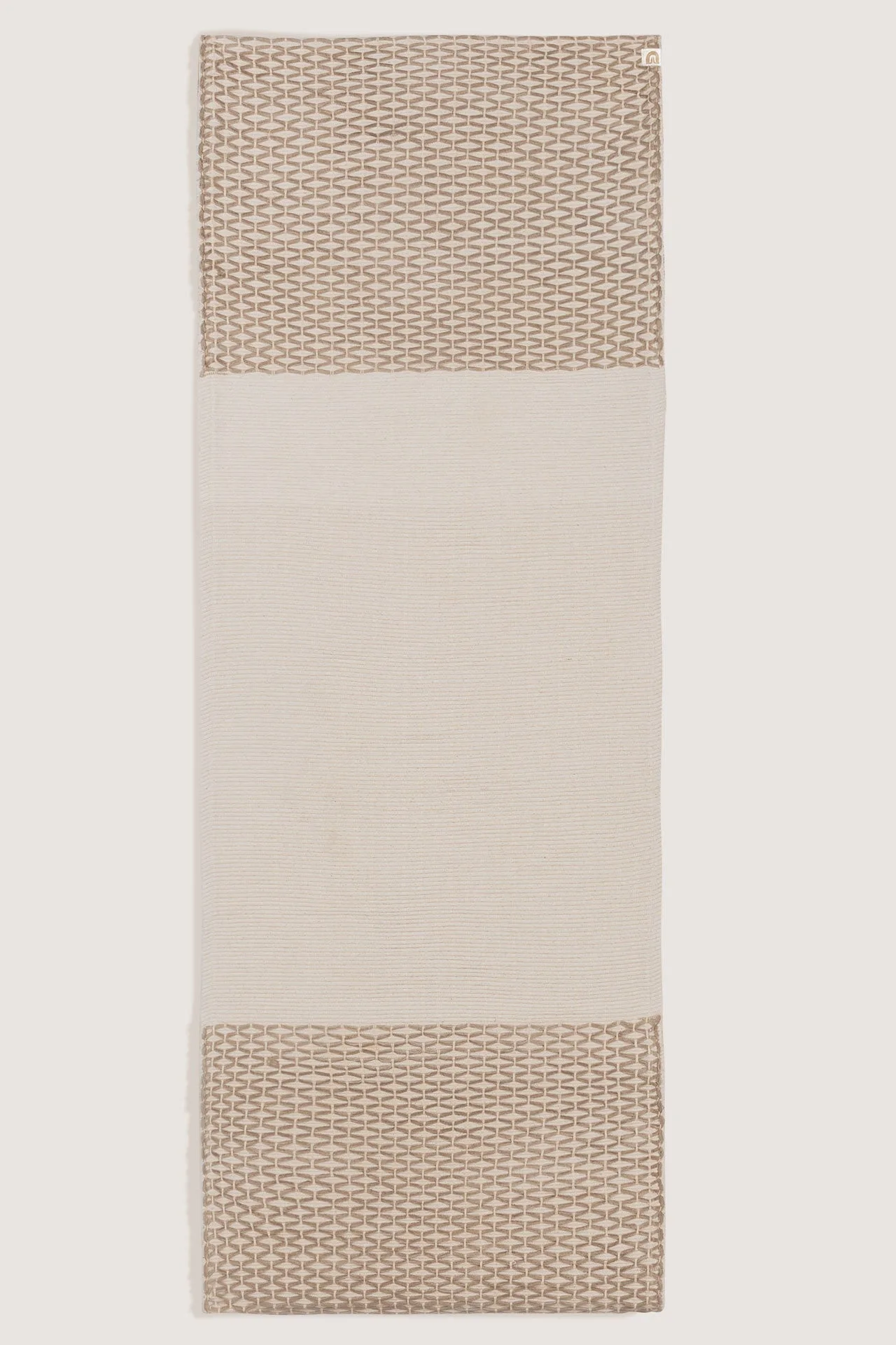 Diamond Yoga Mat - Clay & Cream