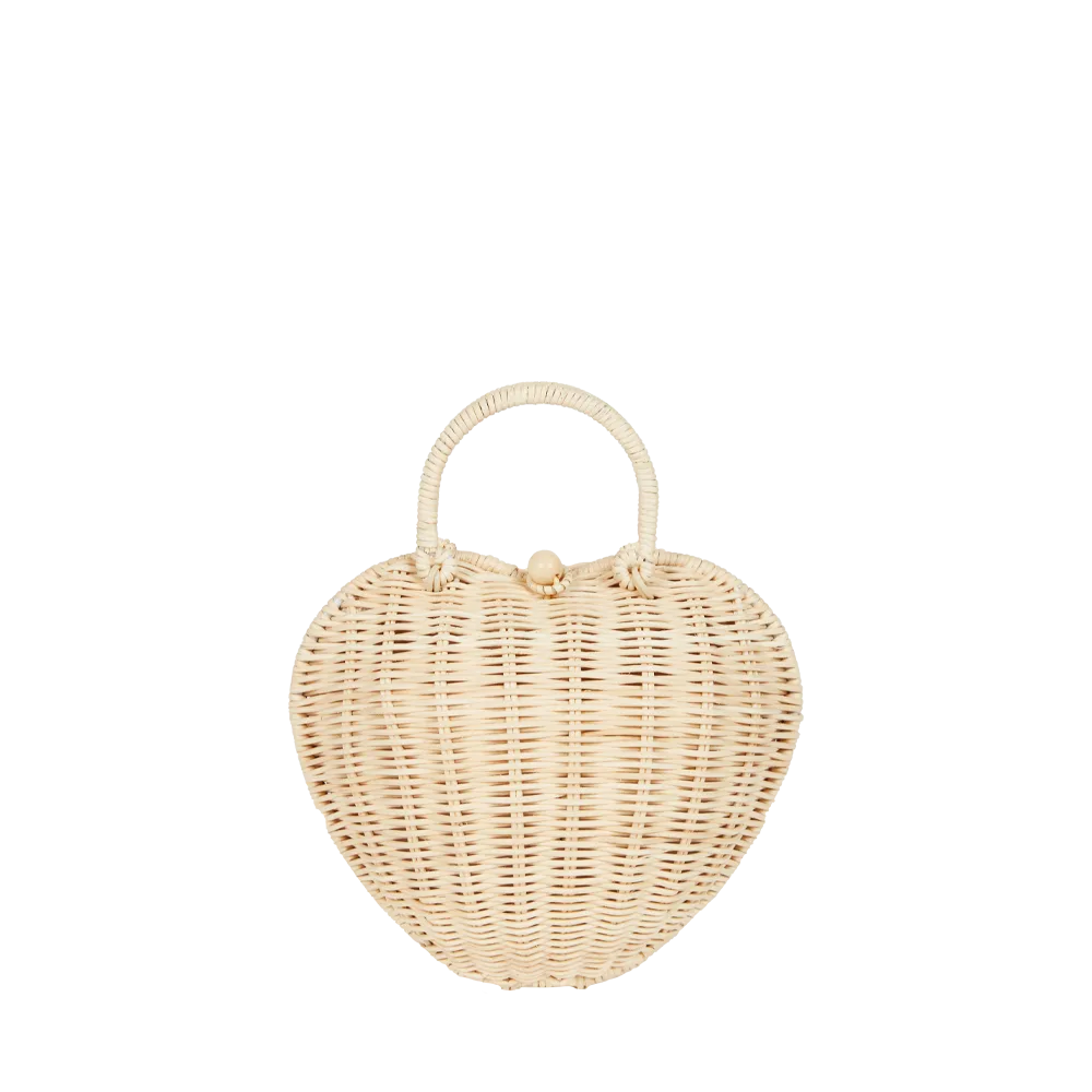 Korbgeflecht-Luvya-Tasche - Stroh