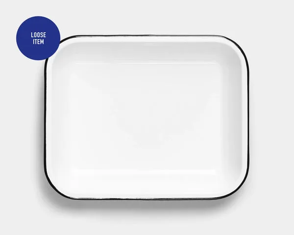 How to Use Falcon Enamelware 37cm Coal Black Tray for Roasting and Serving