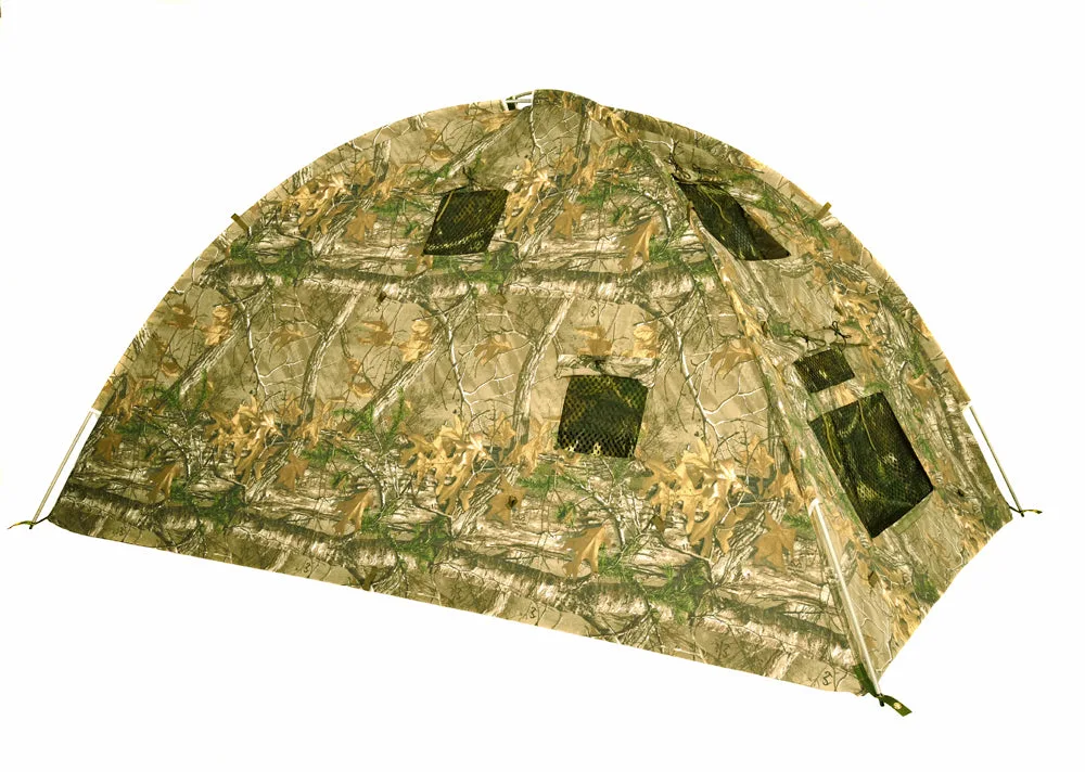 How to Set Up a Long and Low Dome Hide