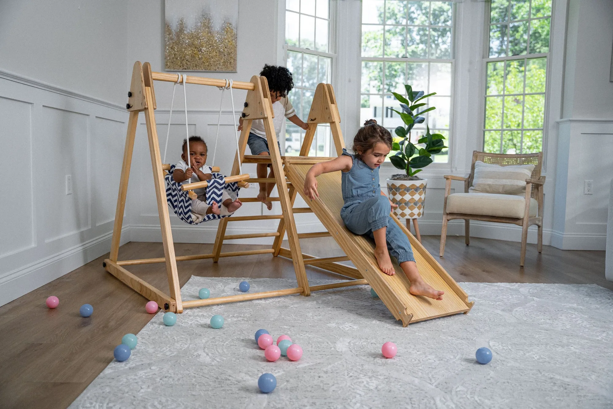 Juniper Outdoor & Indoor | Toddler Climber & Swing | Foldable