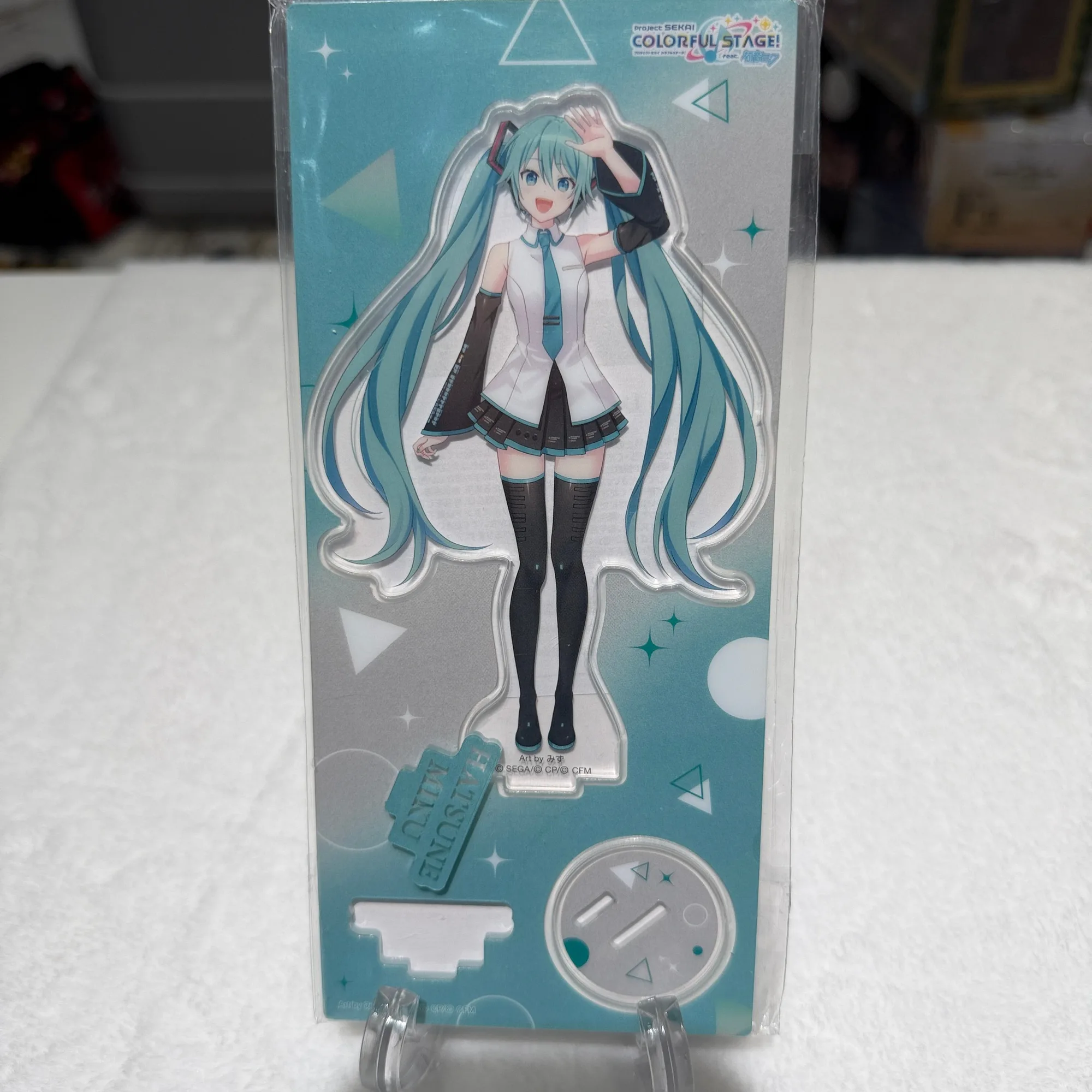 初音未來壓克力立牌展示方法:經典服裝Ver.