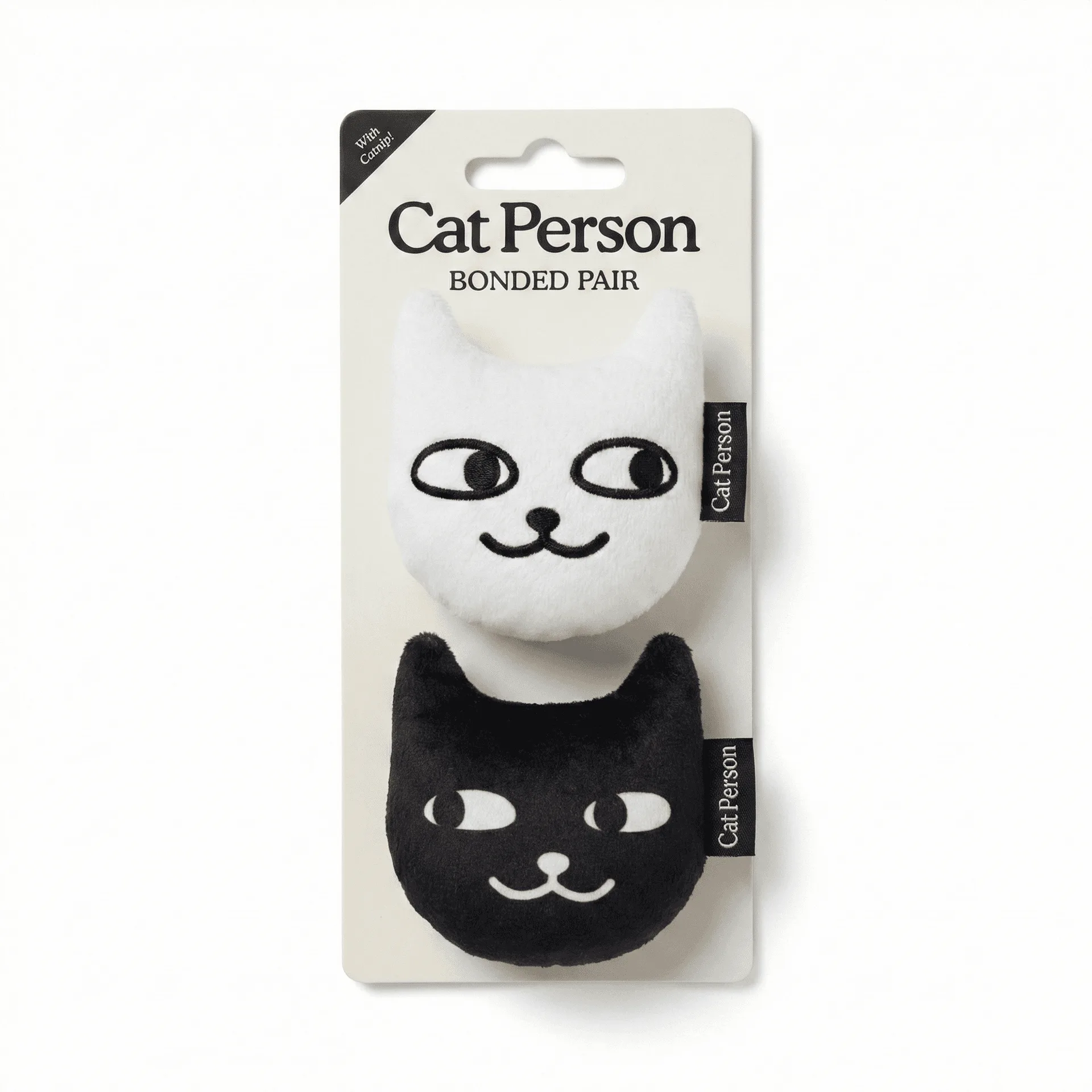 Cat Person Bonded Pair Catnip Toy