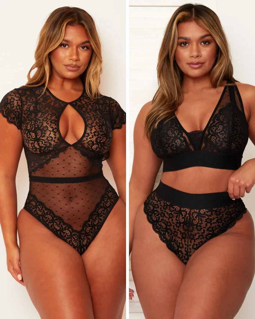 Tutti Trio Lace : Midnight Black