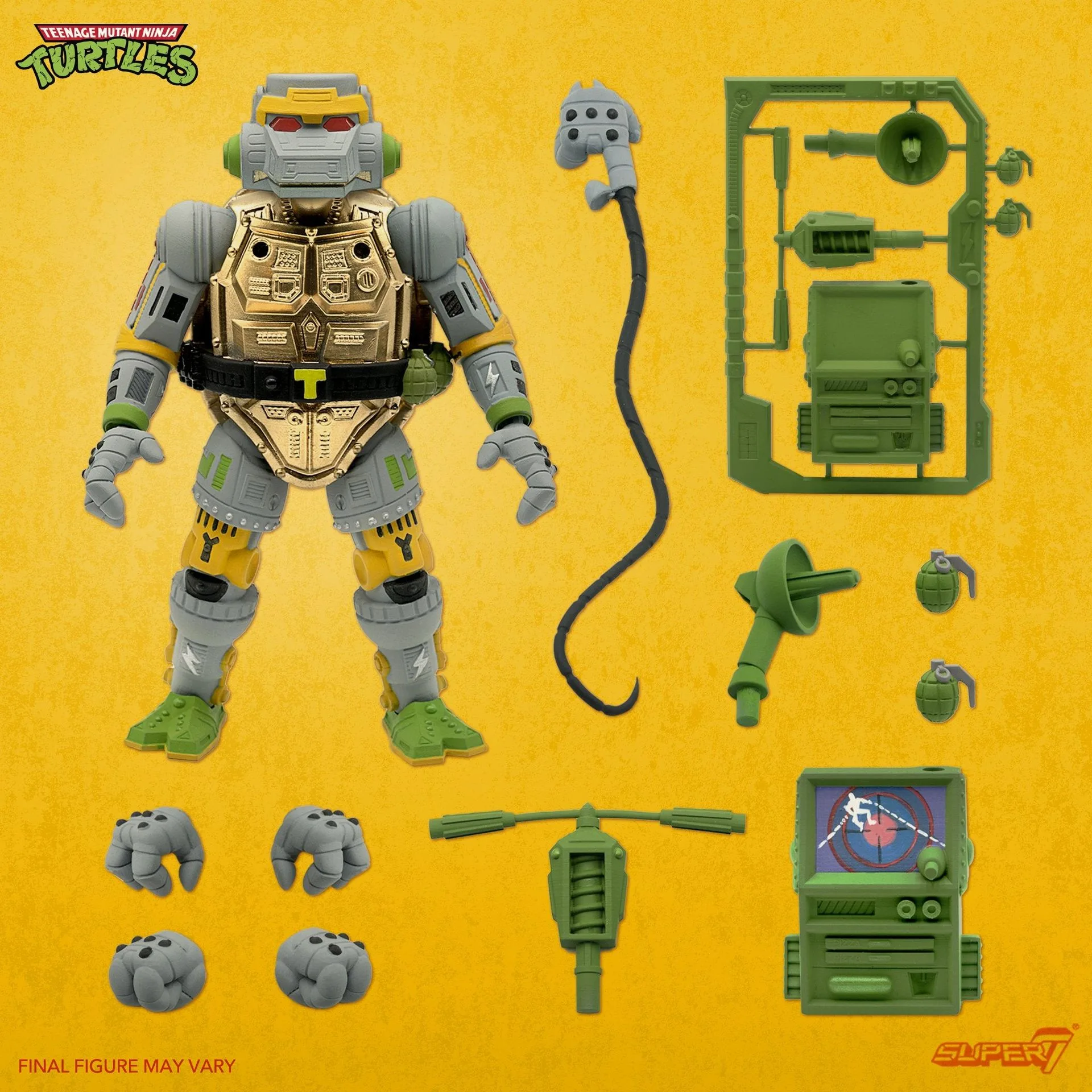 TMNT Ultimates Metalhead: Guía de accesorios y articulación