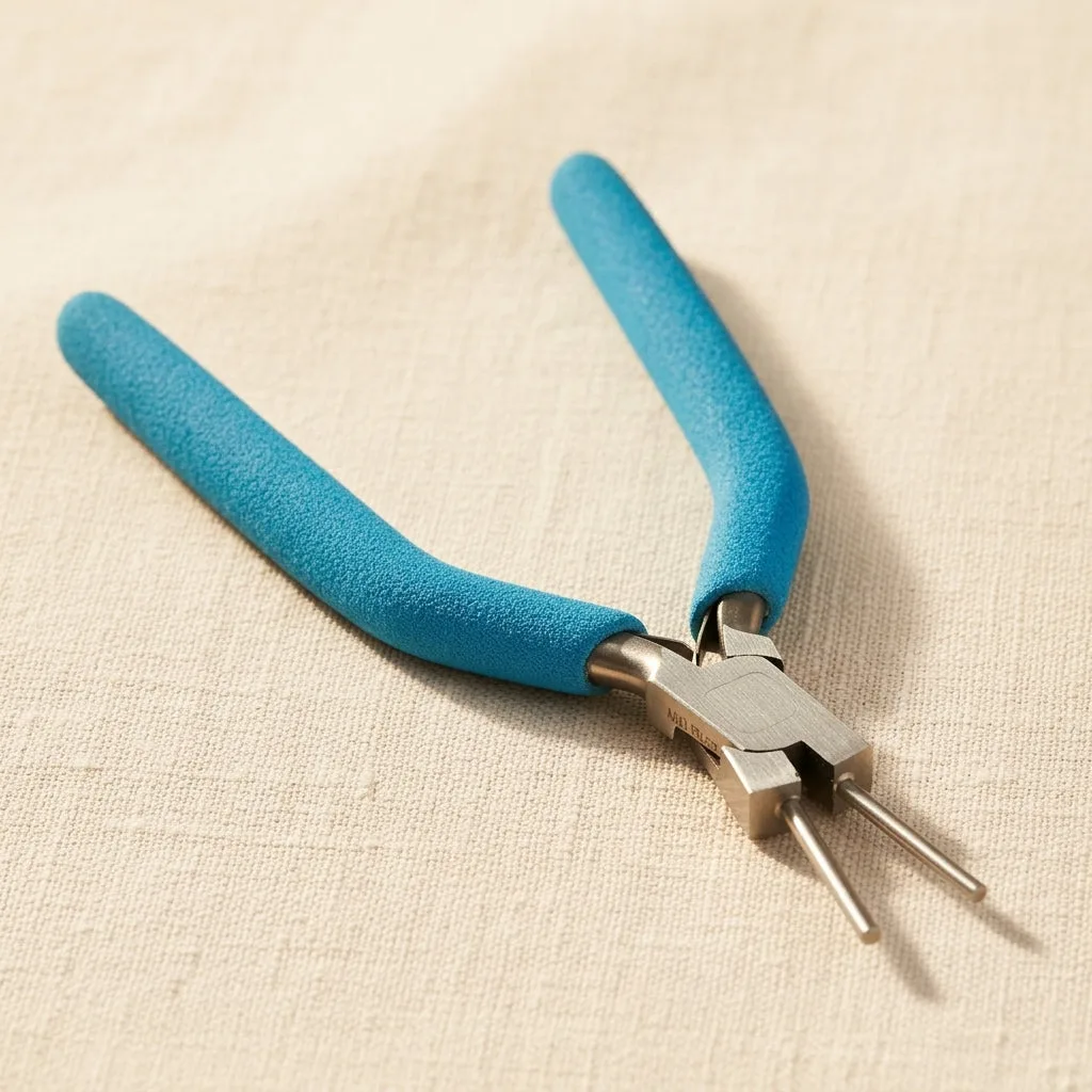 Alicates para hacer bails, redondos pequeños — mandriles de 2 mm y 2,5 mm para bucles de alambre de joyería