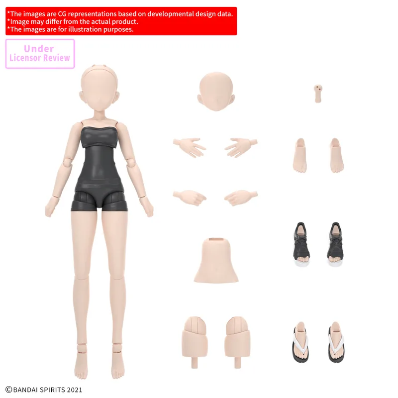 Części ciała 30MS: Personalizacja bazy Atelier